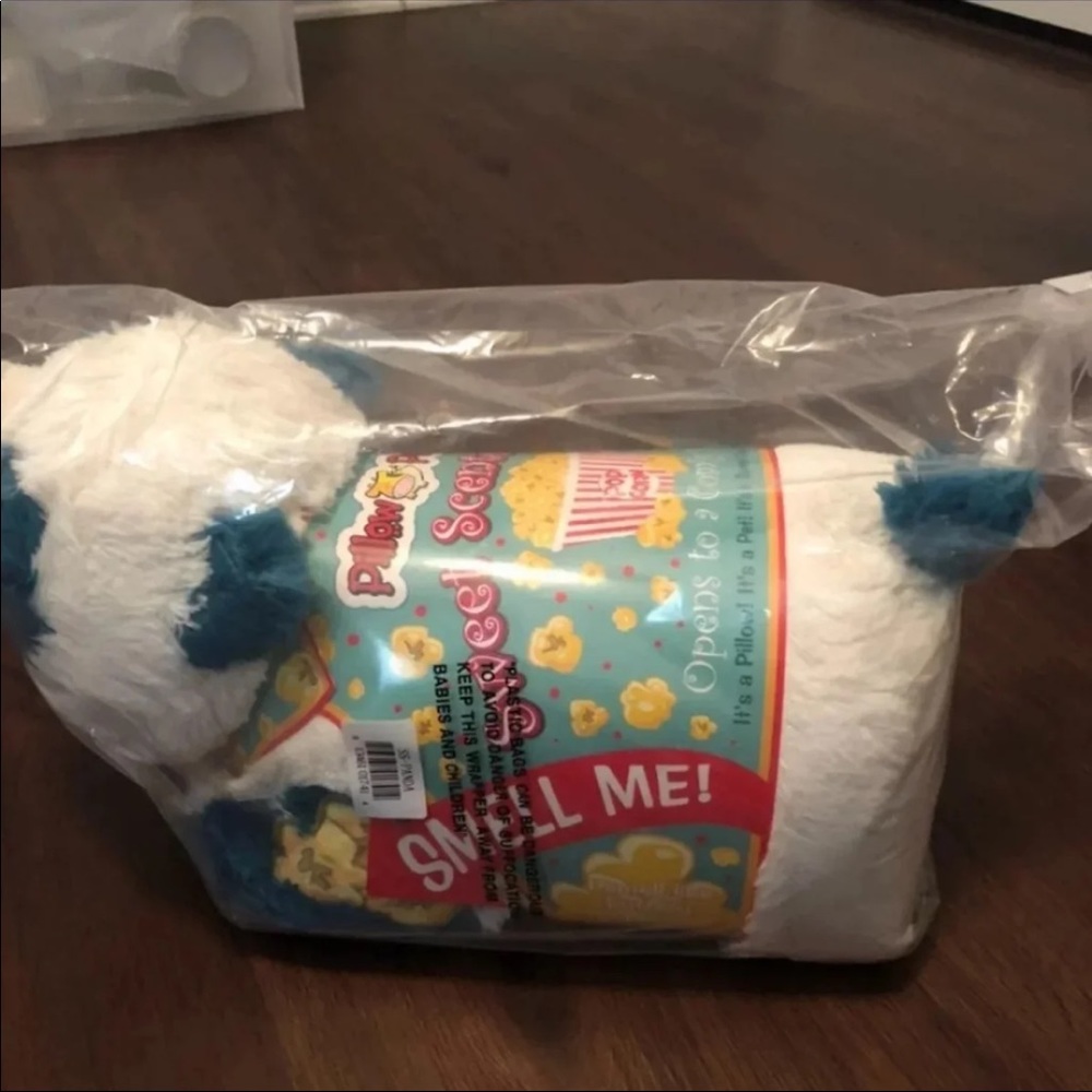 My Pillow Pet Scented Popcorn Panda Plush Doll NEW - Picture 7 of 8